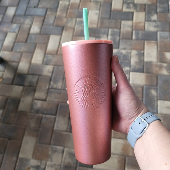 Starbucks Other - VENTI STAINLESS STEEL MATTE PINK STARBUCKS TUMBLER